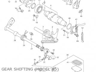 GEAR SHIFTING (MODEL K5) - VL800Z VOLUSIA 2004 (K4) USA (E03)