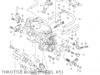 THROTTLE BODY (MODEL K5) - VL800Z VOLUSIA 2004 (K4) USA (E03)