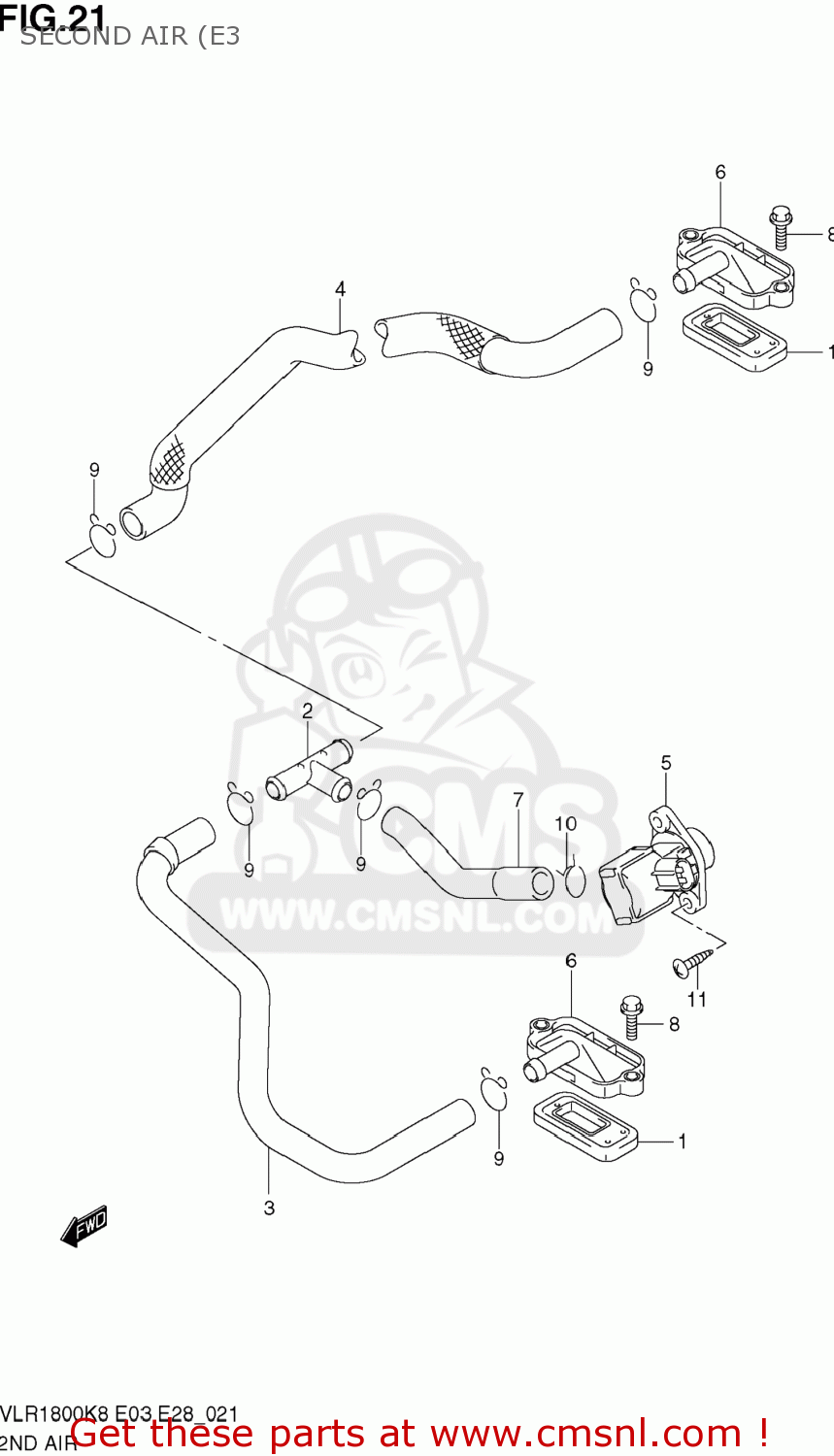 SECOND AIR (E3 VLR1800 BOULEVARD C109R 2008 (K8) USA CALIFORNIA (E03 E33)