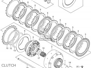 CLUTCH - VLR1800 BOULEVARD C109R 2008 (K8) USA CALIFORNIA (E03 E33)