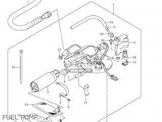 FUEL PUMP - VLR1800 BOULEVARD C109R 2008 (K8) USA CALIFORNIA (E03 E33)