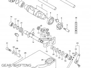 GEAR SHIFTING - VLR1800 BOULEVARD C109R 2008 (K8) USA CALIFORNIA (E03 E33)