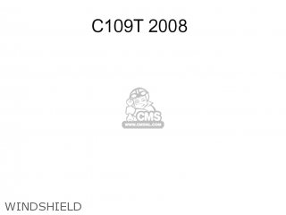 WINDSHIELD - VLR1800 BOULEVARD C109R 2008 (K8) USA CALIFORNIA (E03 E33)