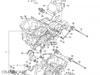 CRANKCASE - VLR1800 BOULEVARD C109R 2009 (K9) CALIFORNIA (E33)