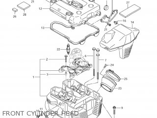 FRONT CYLINDER HEAD - VLR1800 BOULEVARD C109R 2009 (K9) CALIFORNIA (E33)
