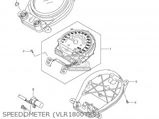 SPEEDOMETER (VLR1800TK9) - VLR1800 BOULEVARD C109R 2009 (K9) CALIFORNIA (E33)
