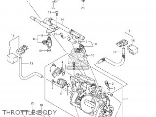 THROTTLE BODY - VLR1800 BOULEVARD C109R 2009 (K9) CALIFORNIA (E33)
