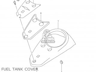 FUEL TANK COVER - VLR1800T BOULEVARD C109R 2008 (K8) USA CALIFORNIA (E03 E33)