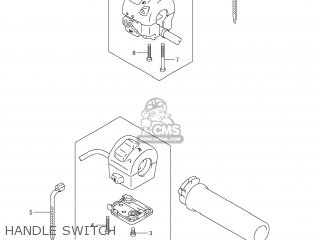 HANDLE SWITCH - VLR1800T BOULEVARD C109R 2008 (K8) USA CALIFORNIA (E03 E33)
