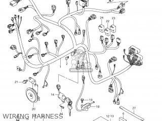WIRING HARNESS - VLR1800T BOULEVARD C109R 2008 (K8) USA CALIFORNIA (E03 E33)