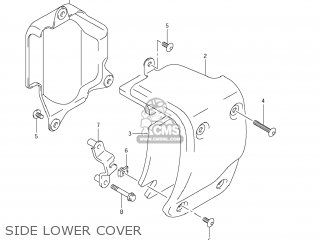 SIDE LOWER COVER - VLR1800T BOULEVARD C109R 2009 (K9) USA CALIFORNIA (E03 E33)