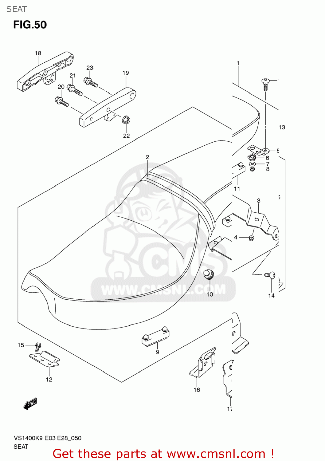 SEAT VS1400 BOULEVARD S83 2009 (K9) CALIFORNIA (E33)