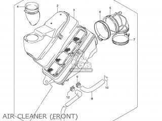 AIR CLEANER (FRONT) - VS1400 BOULEVARD S83 2009 (K9) CALIFORNIA (E33)