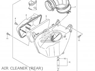 AIR CLEANER (REAR) - VS1400 BOULEVARD S83 2009 (K9) CALIFORNIA (E33)