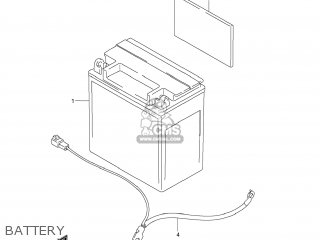 BATTERY - VS1400 BOULEVARD S83 2009 (K9) CALIFORNIA (E33)
