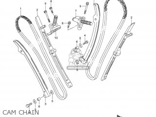 CAM CHAIN - VS1400 BOULEVARD S83 2009 (K9) CALIFORNIA (E33)