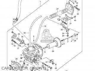 CARBURETOR (FRONT) - VS1400 BOULEVARD S83 2009 (K9) CALIFORNIA (E33)