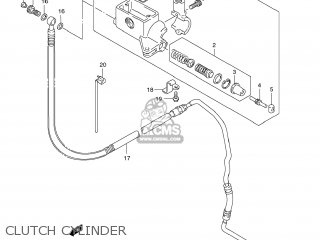 CLUTCH CYLINDER - VS1400 BOULEVARD S83 2009 (K9) CALIFORNIA (E33)