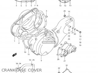 CRANKCASE COVER - VS1400 BOULEVARD S83 2009 (K9) CALIFORNIA (E33)