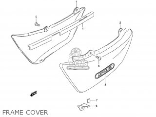 FRAME COVER - VS1400 BOULEVARD S83 2009 (K9) CALIFORNIA (E33)