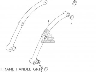 FRAME HANDLE GRIP - VS1400 BOULEVARD S83 2009 (K9) CALIFORNIA (E33)