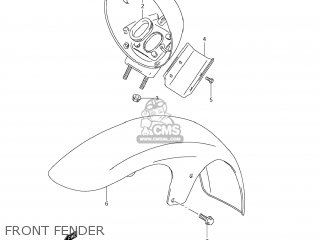 FRONT FENDER - VS1400 BOULEVARD S83 2009 (K9) CALIFORNIA (E33)