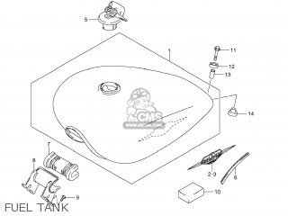 FUEL TANK - VS1400 BOULEVARD S83 2009 (K9) CALIFORNIA (E33)