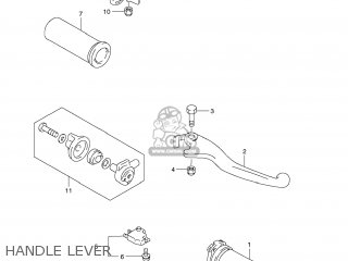 HANDLE LEVER - VS1400 BOULEVARD S83 2009 (K9) CALIFORNIA (E33)