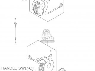HANDLE SWITCH - VS1400 BOULEVARD S83 2009 (K9) CALIFORNIA (E33)