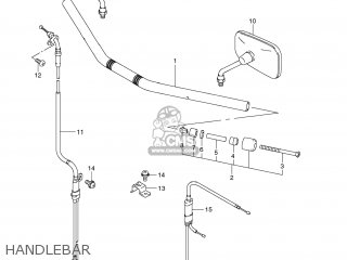 HANDLEBAR - VS1400 BOULEVARD S83 2009 (K9) CALIFORNIA (E33)