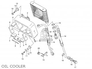 OIL COOLER - VS1400 BOULEVARD S83 2009 (K9) CALIFORNIA (E33)