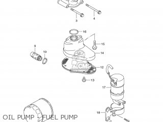 OIL PUMP - FUEL PUMP - VS1400 BOULEVARD S83 2009 (K9) CALIFORNIA (E33)