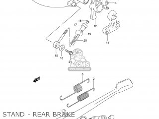 STAND - REAR BRAKE - VS1400 BOULEVARD S83 2009 (K9) CALIFORNIA (E33)