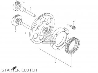 STARTER CLUTCH - VS1400 BOULEVARD S83 2009 (K9) CALIFORNIA (E33)