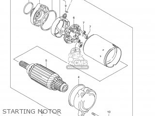 STARTING MOTOR - VS1400 BOULEVARD S83 2009 (K9) CALIFORNIA (E33)