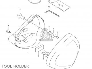 TOOL HOLDER - VS1400 BOULEVARD S83 2009 (K9) CALIFORNIA (E33)