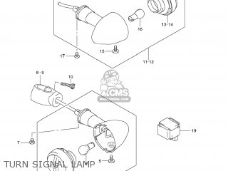 TURN SIGNAL LAMP - VS1400 BOULEVARD S83 2009 (K9) CALIFORNIA (E33)