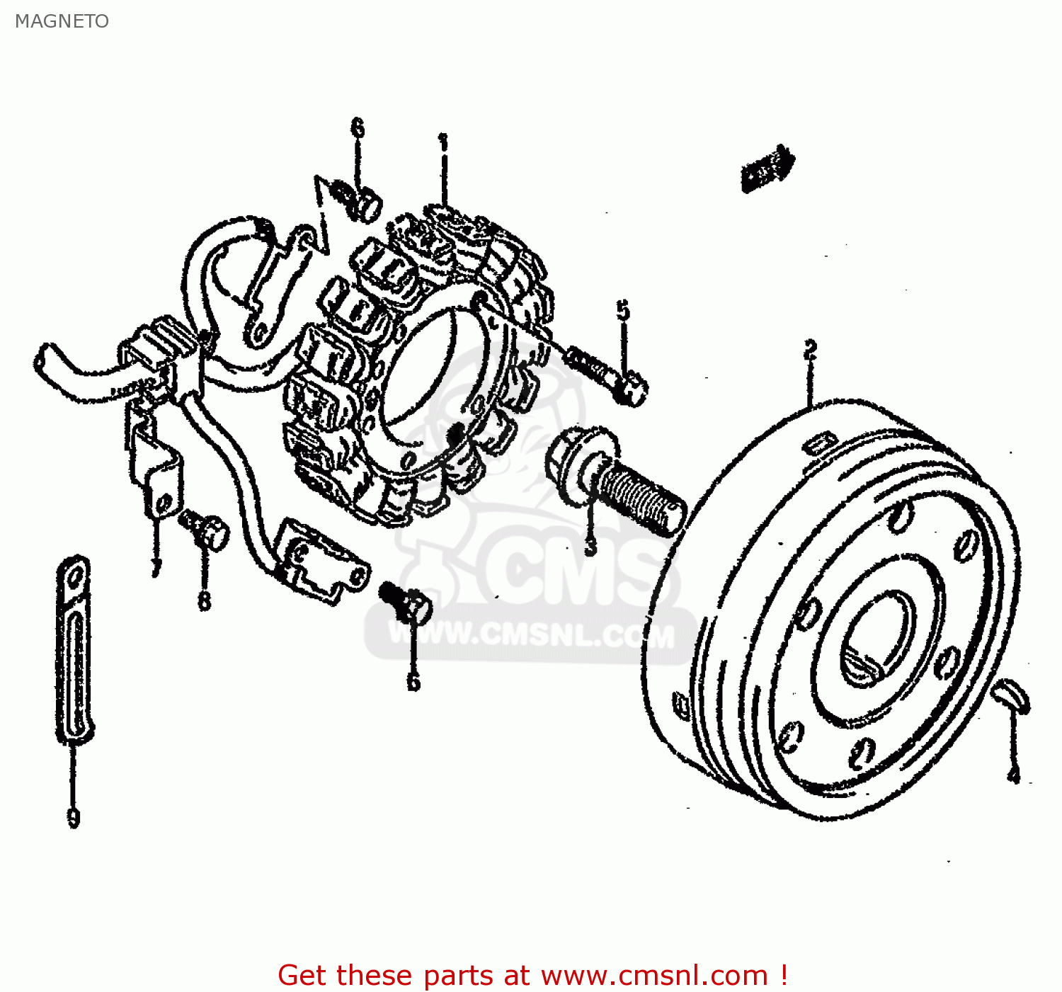 MAGNETO VS1400GLF 1988 (J) (E01 E02 E04 E15 E16 E17 E18 E22 25 34 39 77)