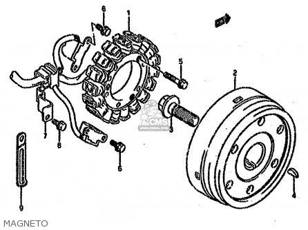 MAGNETO - VS1400GLP 1989 (K) (E22)