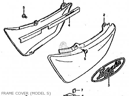 FRAME COVER (MODEL S) - VS1400GLP 1992 (N) (E01 E04 E17 E21 E22 E34)