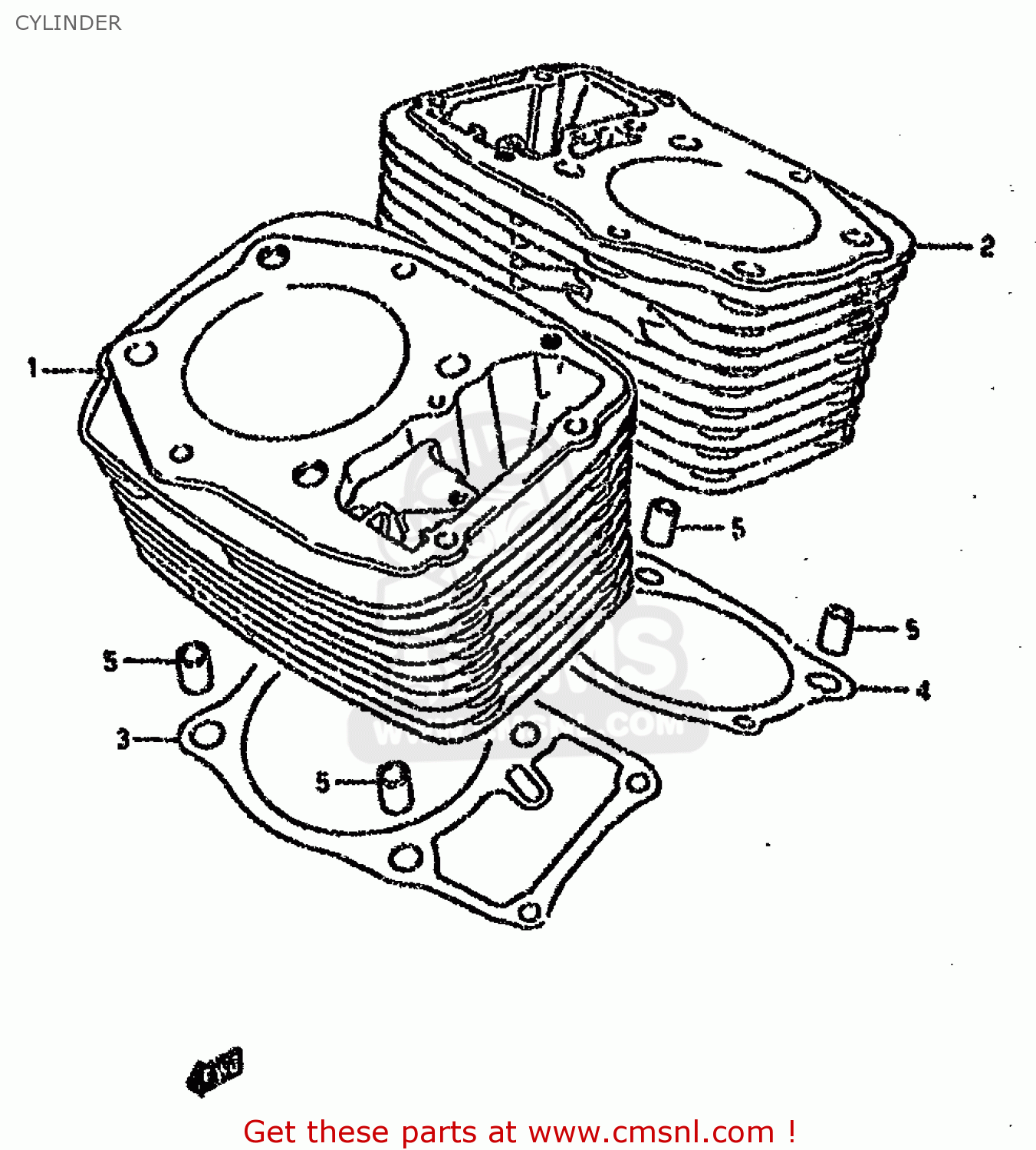 CYLINDER VS1400GLP 1994 (R) (E02 E04 E17 E21 E22 E24 E34)