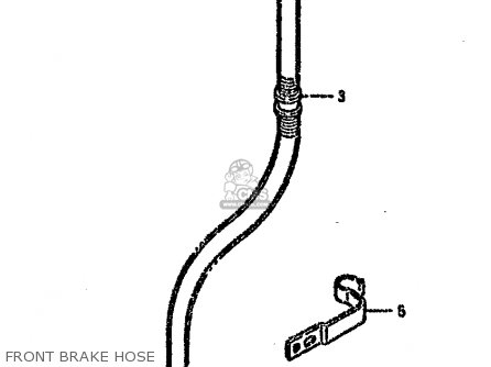 FRONT BRAKE HOSE - VS1400GLP 1995 (S) (E02 E04 E22 E24 E34 E37)