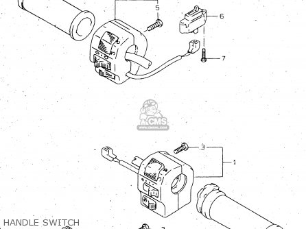 HANDLE SWITCH - VS1400GLP 1996 (T) (E02 E04 E17 E22 E24 E34 E37)