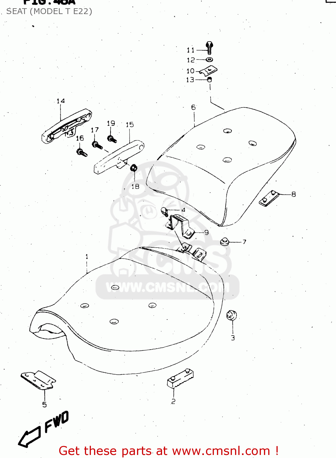 SEAT (MODEL T E22) VS1400GLP 1997 (V) (E02 E04 E17 E22 E24 E34) / P37