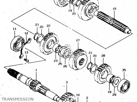 TRANSMISSION - VS1400GLP 1997 (V) (E02 E04 E17 E22 E24 E34) / P37