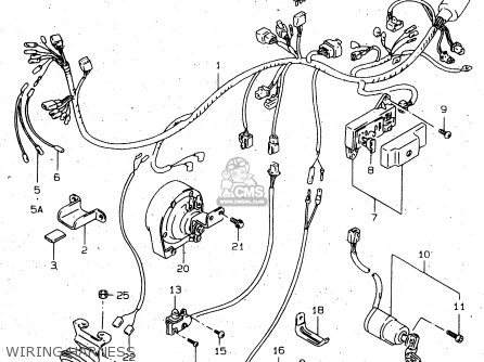 WIRING HARNESS - VS1400GLP 1997 (V) (E02 E04 E17 E22 E24 E34) / P37