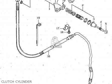 CLUTCH CYLINDER - VS1400GLP 1998 (W) (E02 E04 E17 E22 E24 E34)