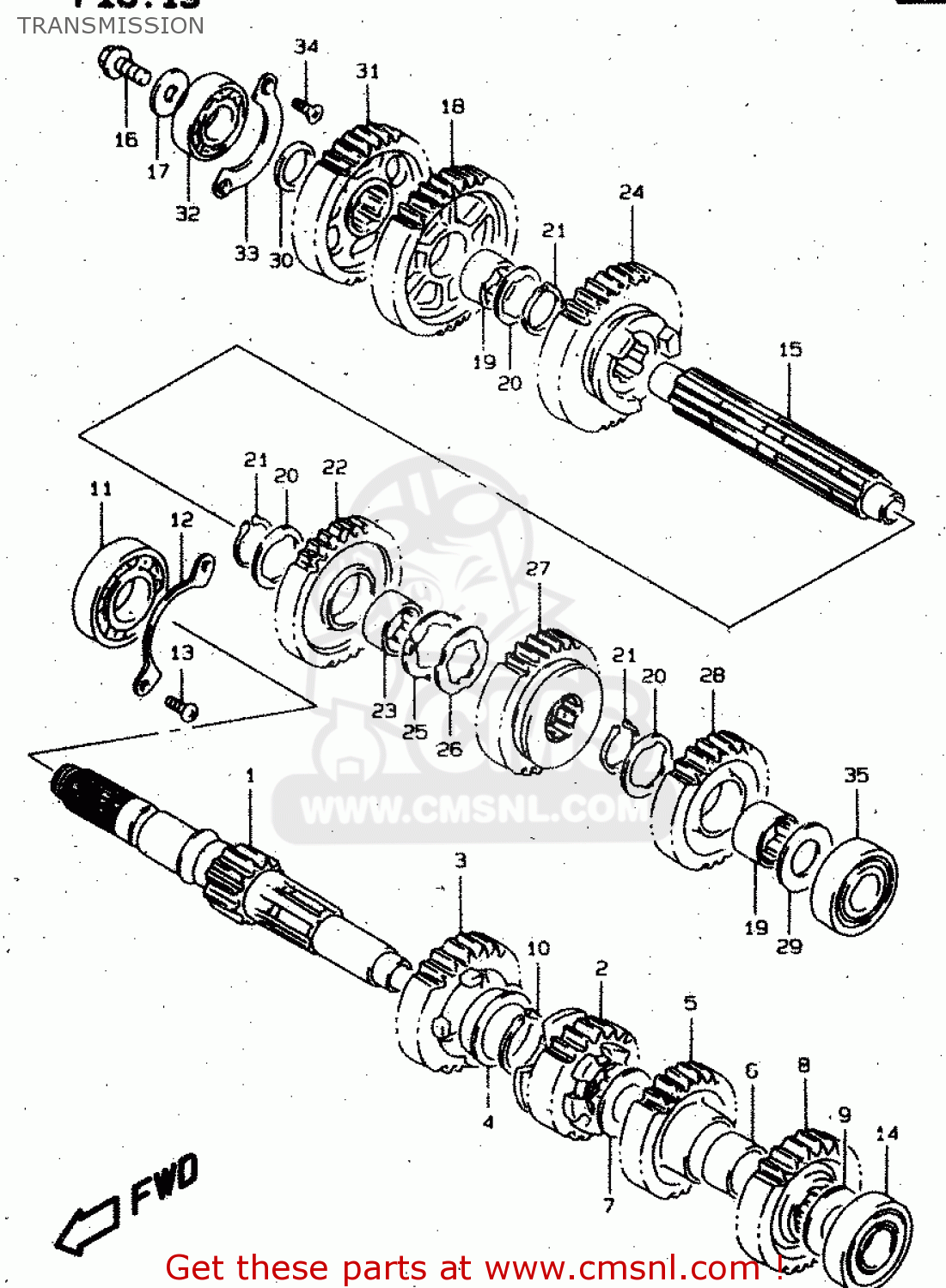 TRANSMISSION VS1400GLP 1999 (X) (E02 E04 E17 E22 E24 E34)