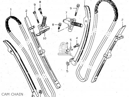 CAM CHAIN - VS1400GLP 1999 (X) (E02 E04 E17 E22 E24 E34)