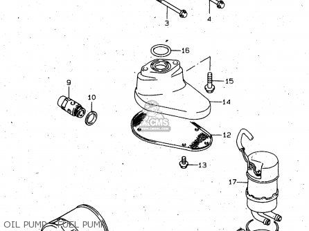OIL PUMP - FUEL PUMP - VS1400GLP 1999 (X) (E02 E04 E17 E22 E24 E34)